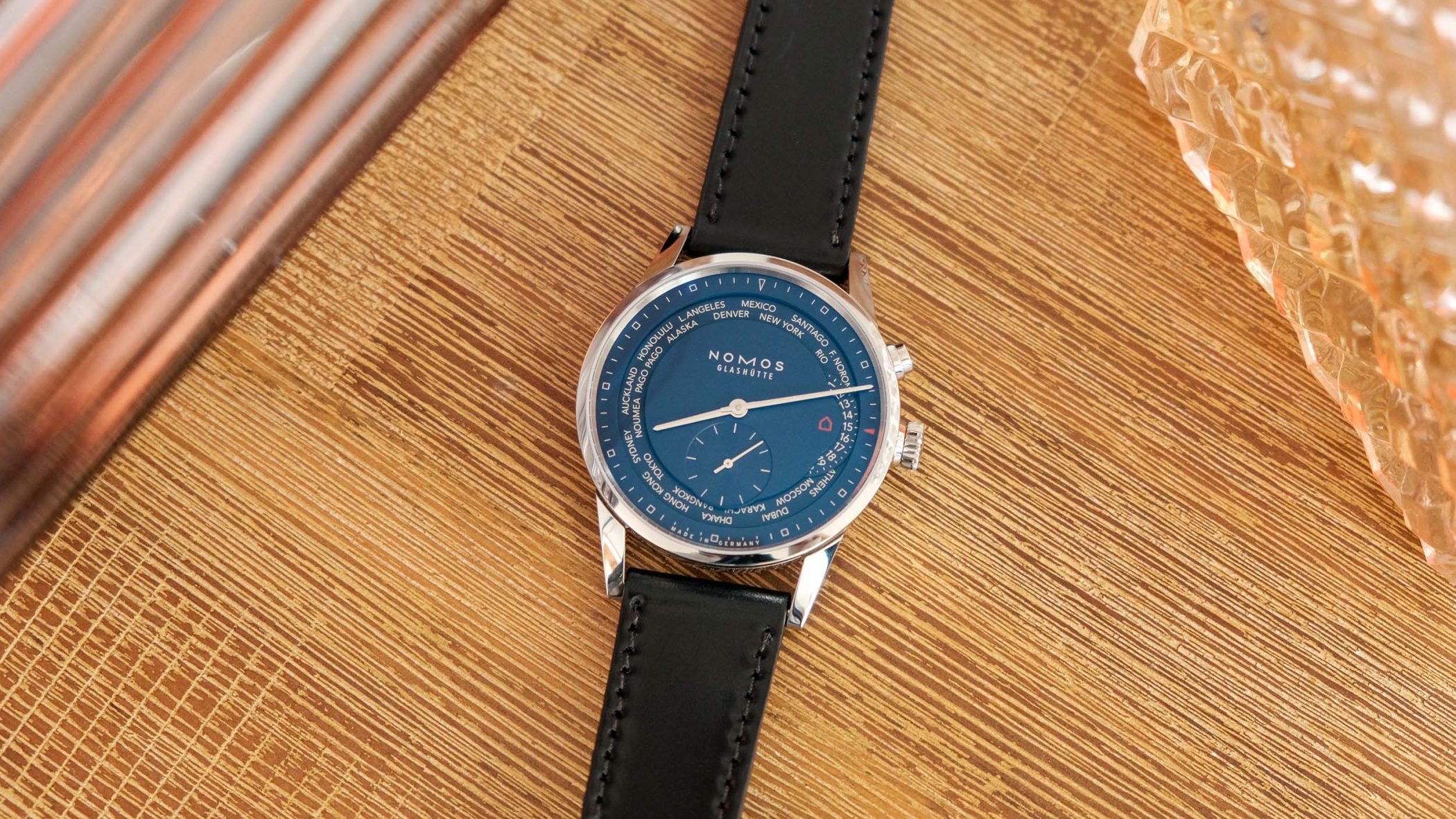 Hands-On: NOMOS Zurich World Time in Midnight Blue (Video Review ...